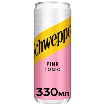 Напиток газированный Schweppes Pink Tonic 0,33л - купить, цены на Идеал - фото 1
