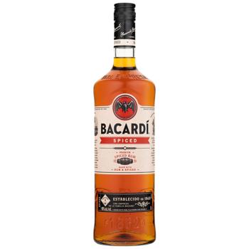 Ромовый напиток Bacardi Spiced 40% 1л - купить, цены на Идеал - фото 1