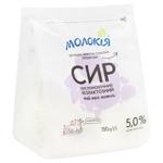 Сир кисломолочний Молокія безлактозний 5% 350г