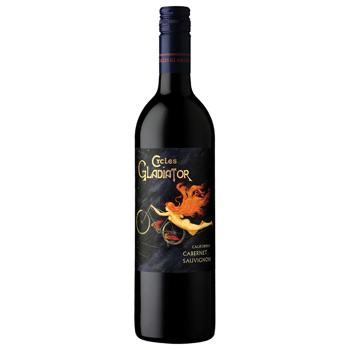 Вино Cycles Gladiator California Cabernet Sauvignon красное сухое 13,5% 0,75л - купить, цены на КОСМОС - фото 1