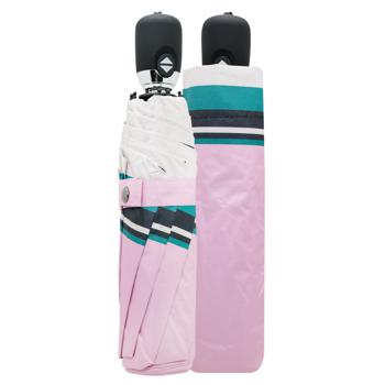 Парасолька Krago жіноча повний автомат рожевий в смужку - купити, ціни на NOVUS - фото 1