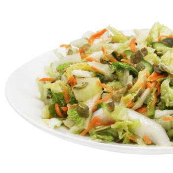 Vegetable Salad with Pumpkin Seeds