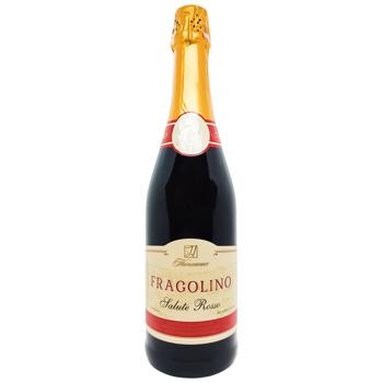 Напиток игристый Натхнення Fragolino Salute Rosso красный полусладкий 6-6,9% 0,75л - купить, цены на КОСМОС - фото 1