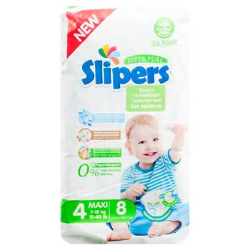 Slipers S-204 Maxi 4 Diapers 7-18kg 8pcs - buy, prices for COSMOS - photo 2