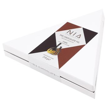 Nia Chocolate Dried Figs in Dark Chocolate with Brandy Flavor 210g - buy, prices for - photo 3