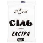 Сіль Щедрі брати кам'яна йодована 1 кг
