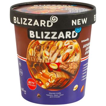 Blizzard Caramel-Brownie-Peanuts Ice Cream 340g - buy, prices for Epicentr FOOD - photo 1