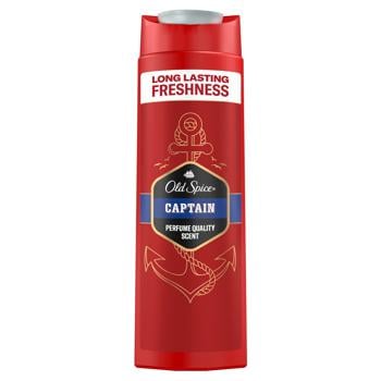 Гель для душу + шампунь Old Spice Captain 3в1 400мл - купити, ціни на МегаМаркет - фото 2