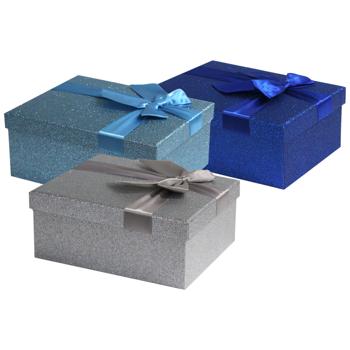 Sequins with Bow Gift Box 23*16.5*9.5cm - buy, prices for Za Raz - photo 1