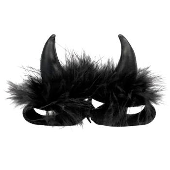 Pet Fashion Imp Horns Accessory for Dogs s.M-L Black - buy, prices for MasterZoo - photo 1
