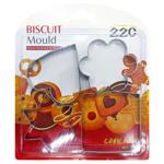 Metal Cookie Cutters 6.5*6.5+6.5*6.5+7*7+7*6.5cm