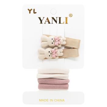 Hair Clips and Elastic Bands 6pcs 3727-6 - buy, prices for - photo 3