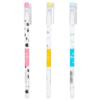 Ручка гелева пиши-стирай Листочки - купити, ціни на МегаМаркет - фото 1