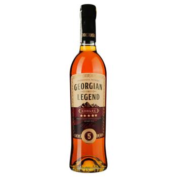 Коньяк України Georgian Legend 5 років 40% 0,5л - купити, ціни на Ідеал - фото 1