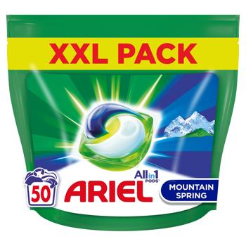 Капсулы для стирки Ariel Pods All-in-1 Горный родник 50шт