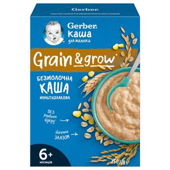 Gerber Dry Dairy-Free Multi-Grain Instant Porridge for Children from 6 months 250g