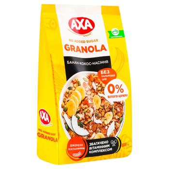 Axa Banana-Coconut-Seed Granola with Sweetener 300g - buy, prices for - photo 3
