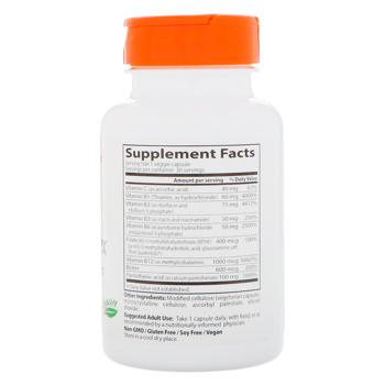 Doctor's Best Fully Active B Complex with Quatrefolic Vitamins B and C 30 capsules - buy, prices for Biotus - photo 2