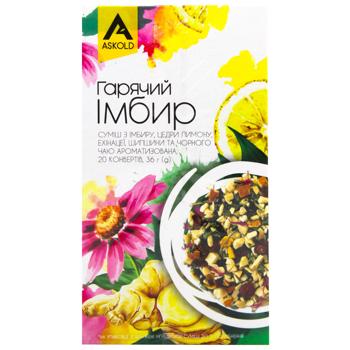 Чай чорний Askold Імбир 1,8г*20шт - купити, ціни на ULTRAMARKET - фото 3