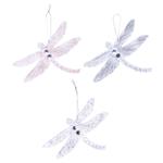 Decoris Dragonfly Christmas Tree Pendant 12.5cm in assortment