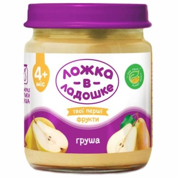 Lozhka v Ladoshke Pear Puree for Children from 4 months 100g - buy, prices for Auchan - photo 3