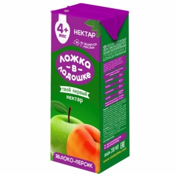 Lozhka v Ladoshke Apple-Peach Nectar 200ml - buy, prices for - photo 4