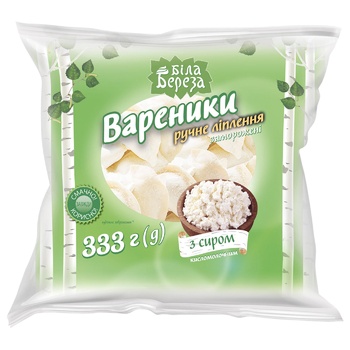 Bila Bereza Vareniki with Cottage Cheese 333g - buy, prices for COSMOS - photo 1