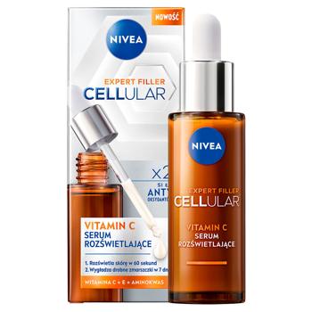 Сироватка Nivea Cellular Expert Filler для сяйва з вітаміном С 30мл - купити, ціни на За Раз - фото 1