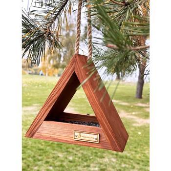 House for Birds Hut Wood Hanging Bird Feeder - buy, prices for MasterZoo - photo 3