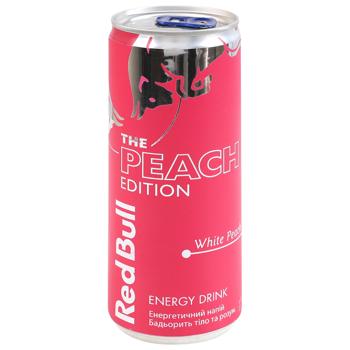 Напиток энергетический Red Bull The Peach Edition со вкусом белого персика 0,25л - купить, цены на ULTRAMARKET - фото 2