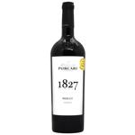 Вино Purcari Мерло червоне сухе 13,5% 0,75л