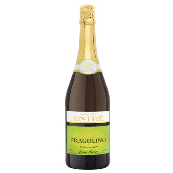 Entre Fragolino Salute Bianco White Semi-sweet Low-alcohol Sparkling Wine Drink 6.9% 0.75l - buy, prices for - photo 3