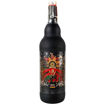 Haryacha Vyshnivka Alcoholic Drink 14% 1l - buy, prices for Chudo Market - photo 1