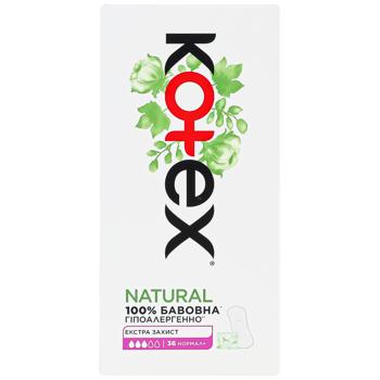Kotex Natural Normal Daily Pads 36pcs