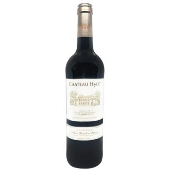 Вино Chateau Hyot Bordeaux красное сухое 13,5% 0,75л