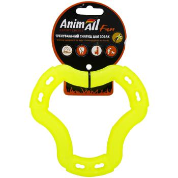 AnimAll Fun Yellow Ring 6 Sides Dog Toy 15cm - buy, prices for Auchan - photo 1