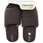 Twins 13827 Terry Graphite Men's Slippers s.44/45