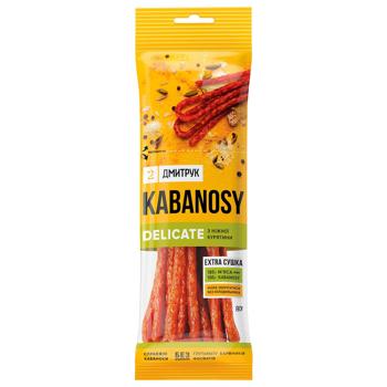 Dmytruk Kabanosy Delicate Boiled-Smoked Poultry Snacks 80g - buy, prices for Ideal - photo 1