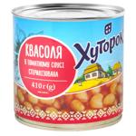 Квасоля Хуторок в томатному соусі 410г