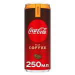 Напиток газированный Coca-Cola Plus Coffee Карамель с экстрактом кофе 250мл