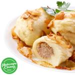 Вареники домашние паровые с мясом