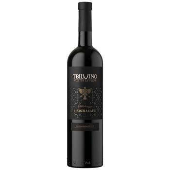 Вино Tbilvino Киндзмараули красное полусладкое 11% 0,75л - купить, цены на Идеал - фото 1