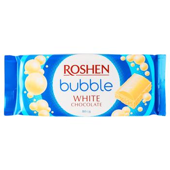 Шоколад білий Roshen пористий 80г - купити, ціни на Ідеал - фото 2