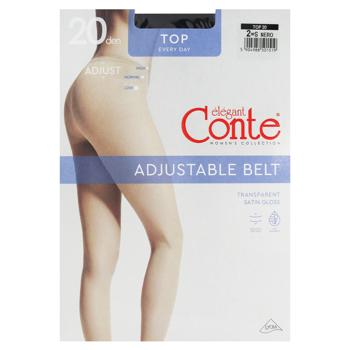 Колготи жіночі Conte Elegant Top 20 Den р.2 Nero - купити, ціни на Ідеал - фото 1