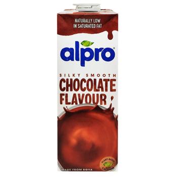 Soya chocolate flavor drink Alparo tetra pack 1000ml Belgium - buy, prices for - photo 2
