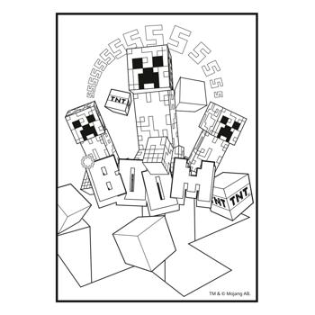 Раскраска Yes Minecraft с наклейками и заданиями А4 12 страниц - купить, цены на - фото 3