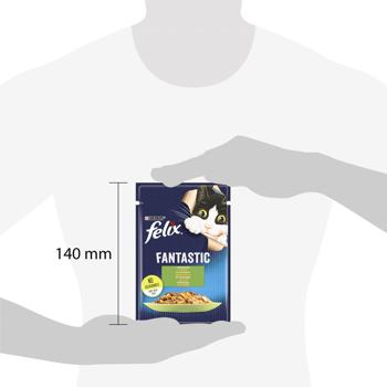 Felix Fantastic Wet Food with Rabbit for Adult Cats 85g - buy, prices for MasterZoo - photo 3