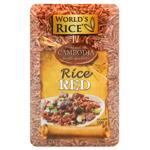 Рис World's Rice червоний довгозернистий 500г