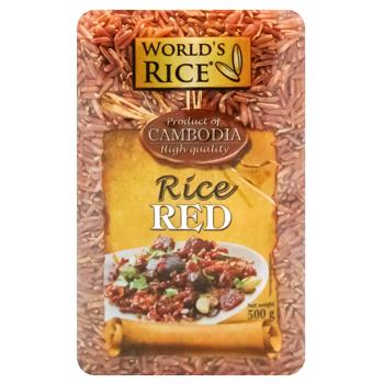 World's Rice Long Grain Red Rice 500g - buy, prices for COSMOS - photo 1