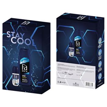 Schauma Fa Men Sport Shower Gel 400ml + Fa Men Sport Roll-On Antiperspirant 50ml Gift Set - buy, prices for Auchan - photo 5